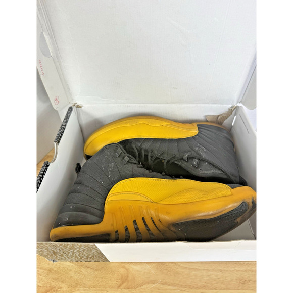 Nike Air Jordan 12 Retro Black University Gold 130690-070 Size‎ 11.5 - Picture 2 of 16